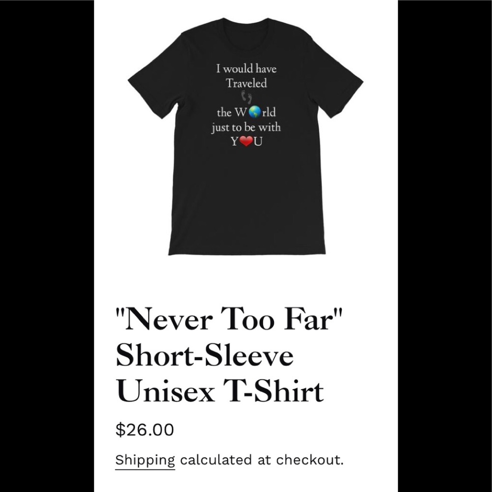 To be with you T-shirt,Purchase Today